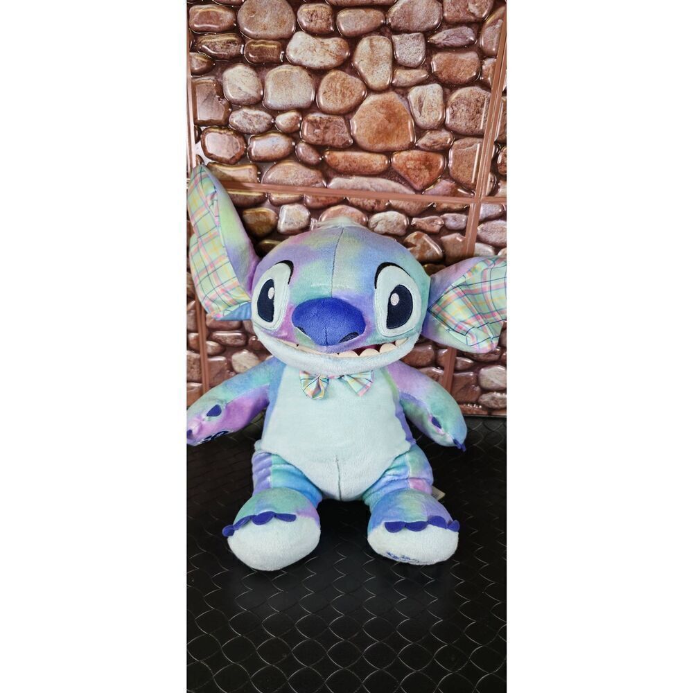 Disney Build A Bear Workshop Tie Dye Stitch Plush Stuffed Animal #B14